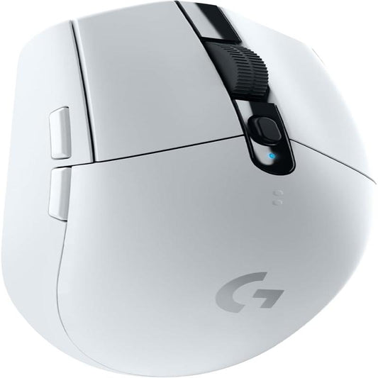 Logitech G305 LIGHTSPEED Wireless Gaming Mouse, Hero 12K Sensor, 12,000 DPI, Lightweight, 6 Programmable Buttons, 250H Battery Life, On-Board Memory, Pc/Mac - White White Mouse