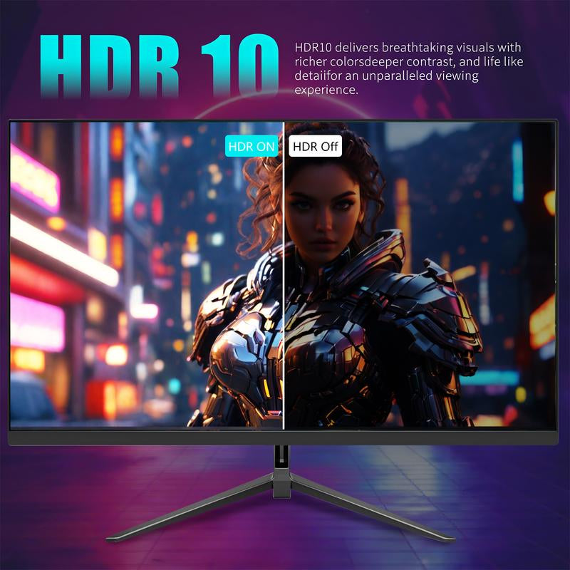 24'' Esports Gaming Monitor | FHD Display | 180Hz Refresh Rate | 1Ms Fast Response | Freesync G-Sync | Frameless Eye-Care | HDMI DP | Speakers