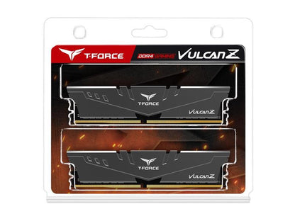Team T-FORCE VULCAN Z 16GB (2 X 8GB) 288-Pin PC RAM DDR4 3600 (PC4 28800) Desktop Memory Model TLZGD416G3600HC18JDC01