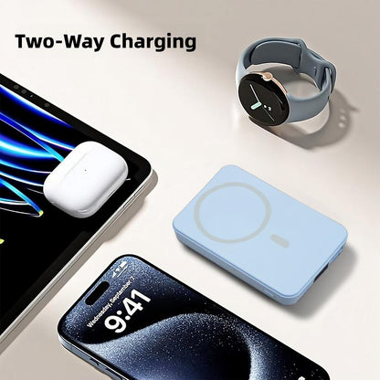 Magnetic Power Bank, 10000Mah Wireless Portable Charger with USB-C Cable, Battery Pack Only Compatible with Iphone 17/16/15/14/13/12/Pro Series