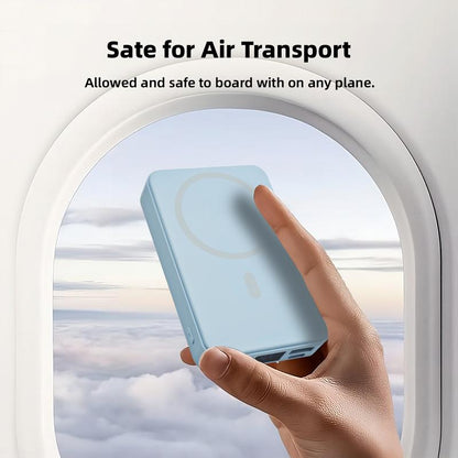 Magnetic Power Bank, 10000Mah Wireless Portable Charger with USB-C Cable, Battery Pack Only Compatible with Iphone 17/16/15/14/13/12/Pro Series