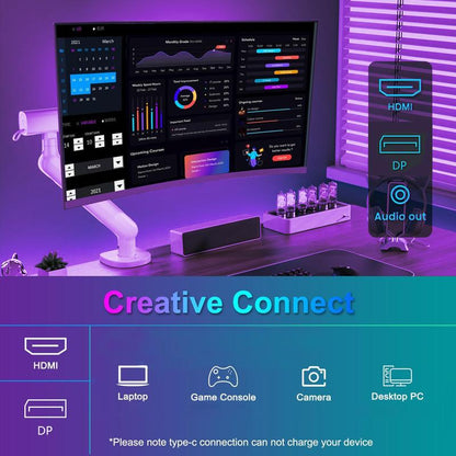 24" Curved Gaming Monitor - 180Hz,1Ms,1920*1080P,Ultra-Thin,Speakers,Low Latency,Eye Protection,Vesa,Perfect for Esports and Competitive Gaming